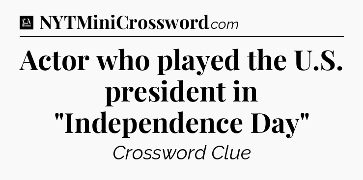 Actor who played the U.S. president in 