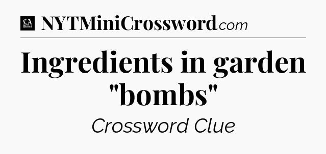 Ingredients in garden 