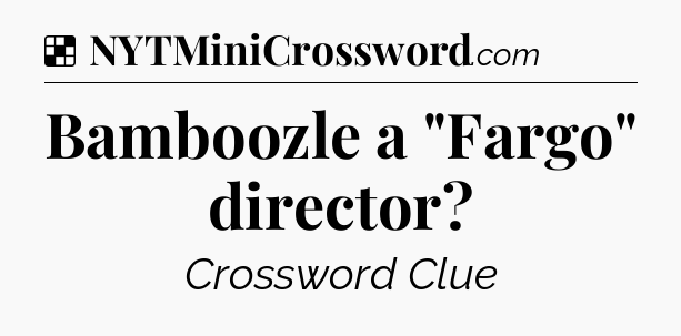 Solution: Bamboozle a 