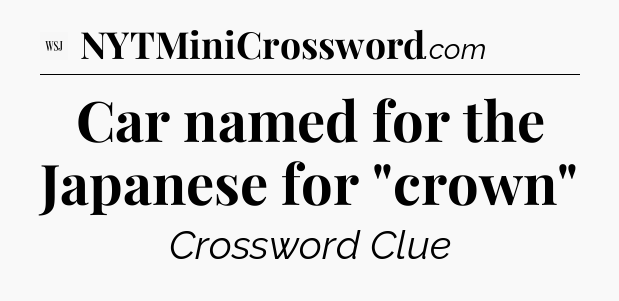 Car named for the Japanese for 