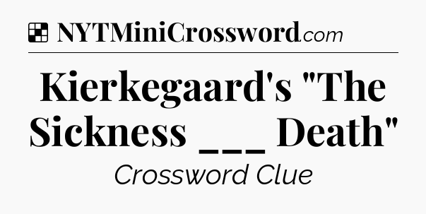 Solution: Kierkegaard's 