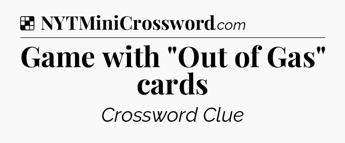 Solution: Game with 