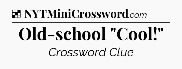 Solution: Old-school 