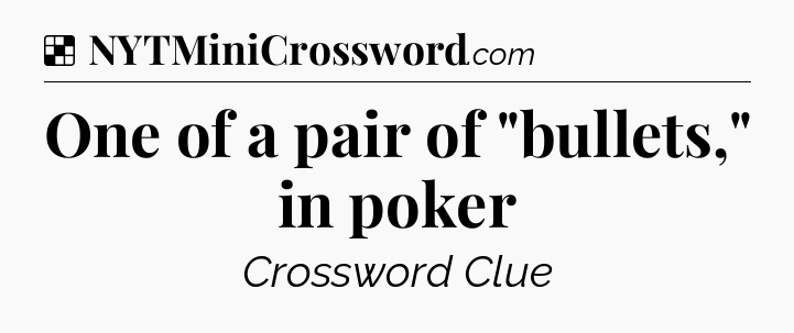 Solution: One of a pair of 
