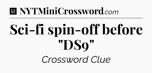 Sci-fi spin-off before 