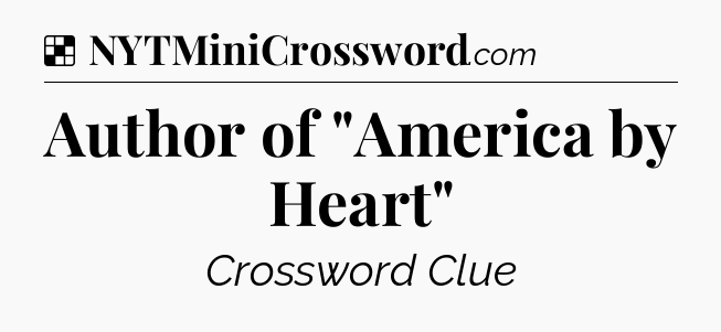 Solution: Author of 