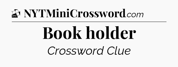 Book holder - Daily Themed Classic Crossword