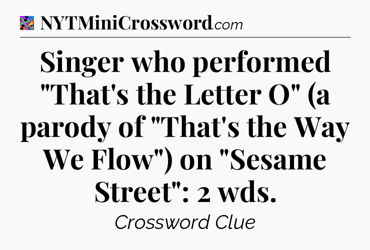 Singer who performed 