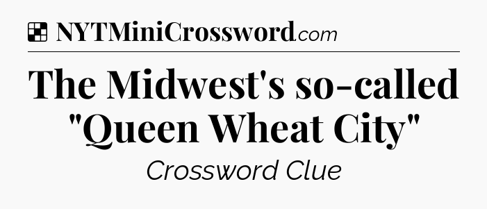 Solution: The Midwest's so-called 