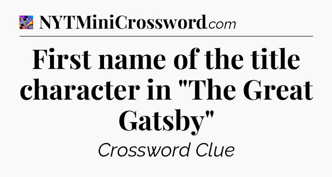 First name of the title character in 