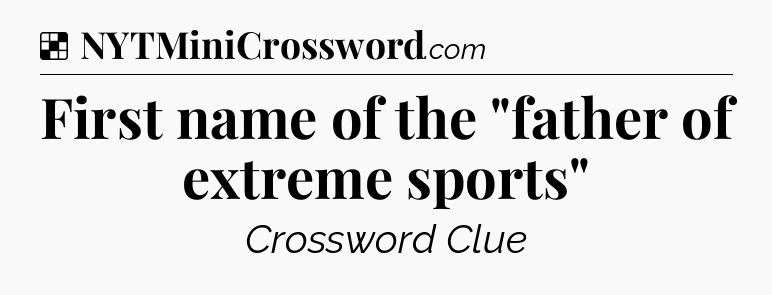 Solution: First name of the 