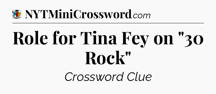 Role for Tina Fey on 