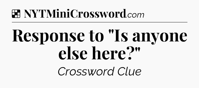 Solution: Response to 