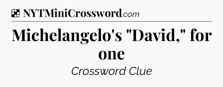 Solution: Michelangelo's 