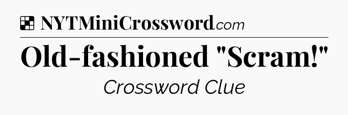 Solution: Old-fashioned 