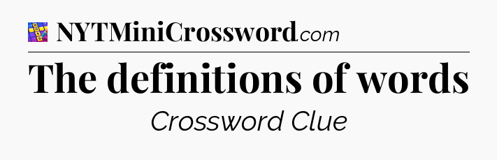 The definitions of words Codycross