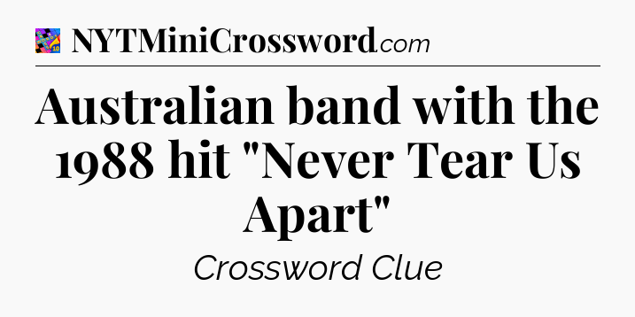 Australian band with the 1988 hit 