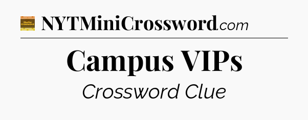 Campus VIPs - Eugene Sheffer Crossword
