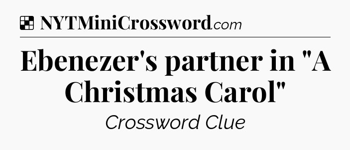 Solution: Ebenezer's partner in 
