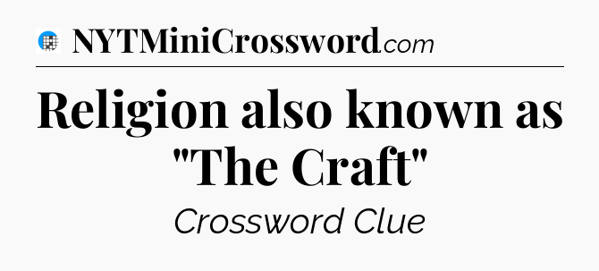 Religion also known as 