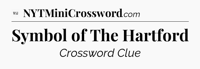 Symbol of The Hartford - WSJ Crossword