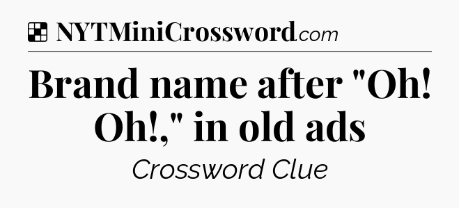 Solution: Brand name after 