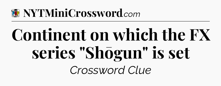Continent on which the FX series 