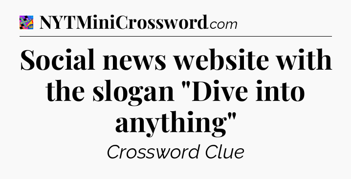 Social news website with the slogan 