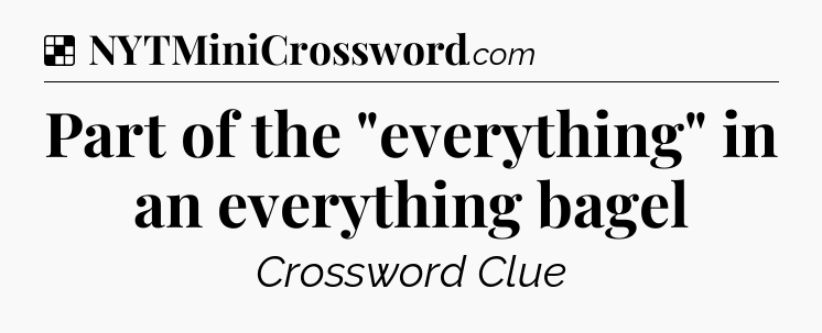 Solution: Part of the 