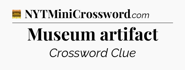 Museum artifact - Eugene Sheffer Crossword