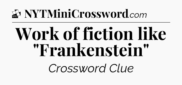 Work of fiction like 