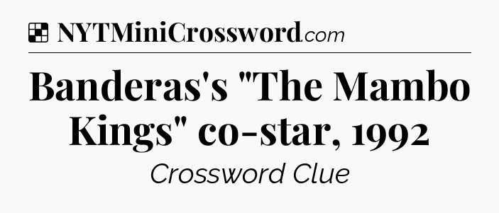 Solution: Banderas's 