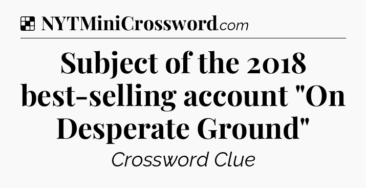 Solution: Subject of the 2018 best-selling account 