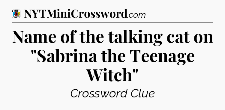 Name of the talking cat on 