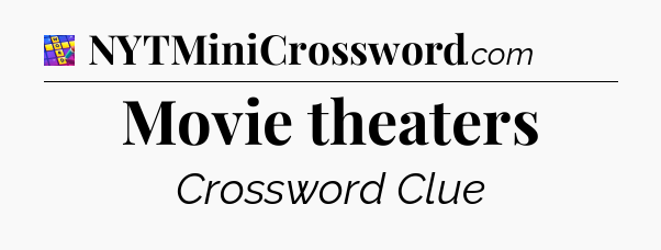 Movie theaters Codycross