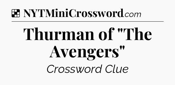 Solution: Thurman of 