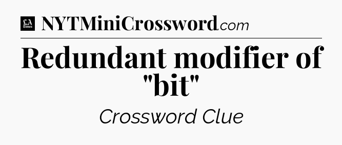 Redundant modifier of 