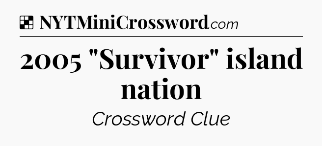 Solution: 2005 