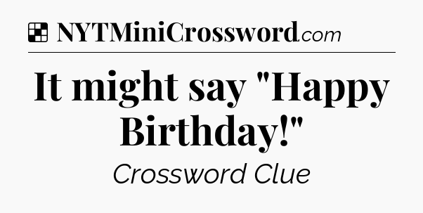 Solution: It might say 