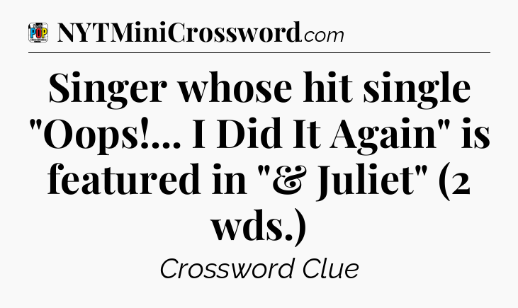 Singer whose hit single 