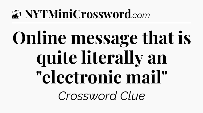 Online message that is quite literally an 