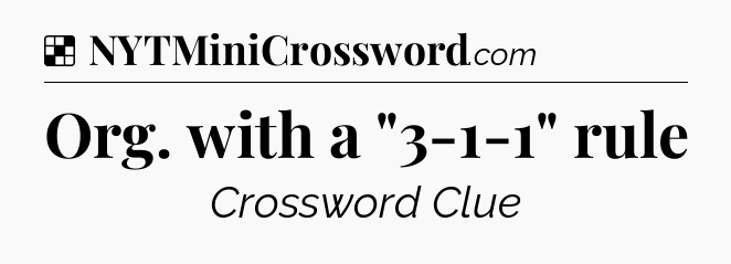 Solution: Org. with a 