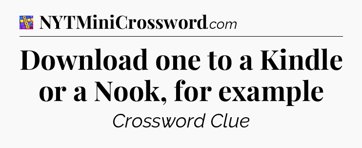 Download one to a Kindle or a Nook, for example Codycross