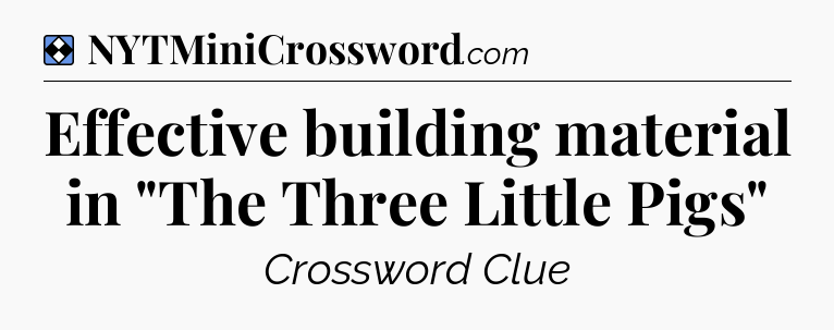Solution: Effective building material in 
