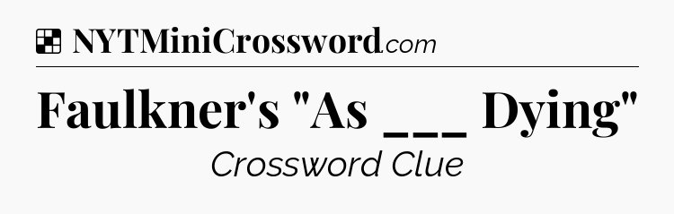 Solution: Faulkner's 