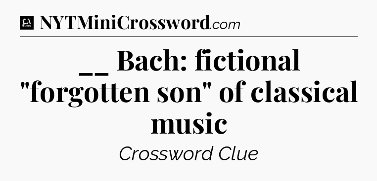 __ Bach: fictional 