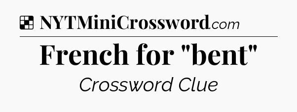 Solution: French for 