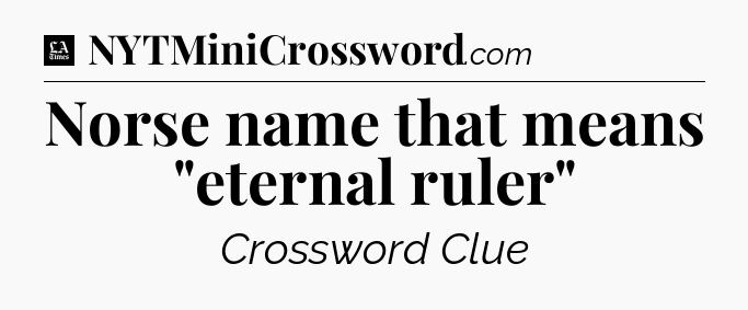 Norse name that means 