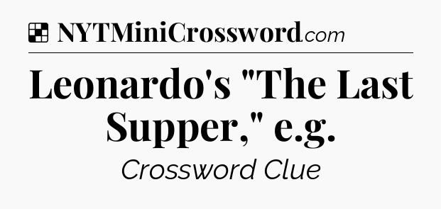 Solution: Leonardo's 