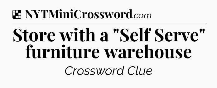 Solution: Store with a 